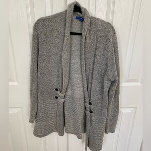 Apt. 9 Gray Women's Cardigan Sweater